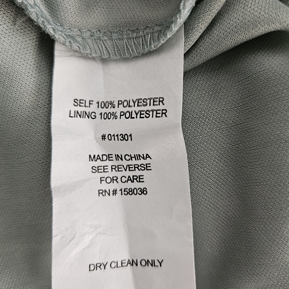 Birdy Grey Hannah Chiffon Maxi Dress Small Sage Flutter Sleeve Flowy Bridesmaid - Picture 5 of 13
